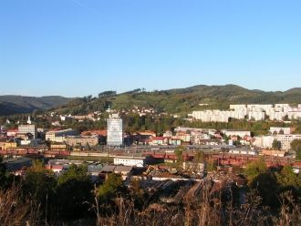 Панорама города Всетин.