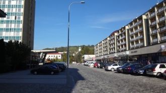 Всетин. Чехия. Улицы города.