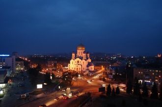 Ночная жизнь Ужгорода.