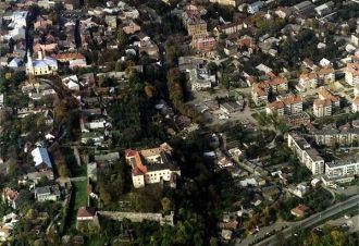 Фото Ужгорода с высоты.