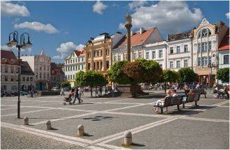 Жители и гости города Ческа-Липа.