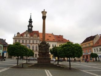 Чумной столб, возведенный в 1681 году в 