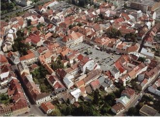 Ческа-Липа с высоты птичьего полета.