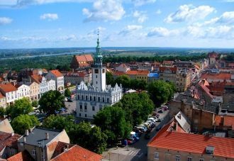 Грудзёндз с высоты.