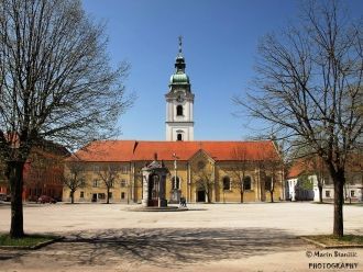 На улицах города Карловац.