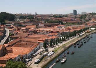 Набережная города Вила-Нова-ди-Гая.