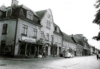 Ретро фото города Карлсхамн.