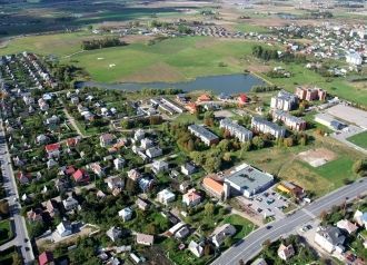 Вид на Гарляву с высоты.