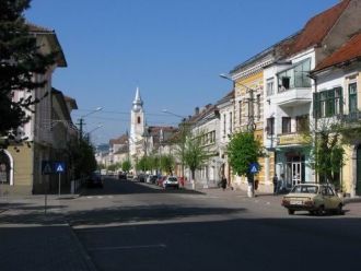 Улицы города Бистрица.