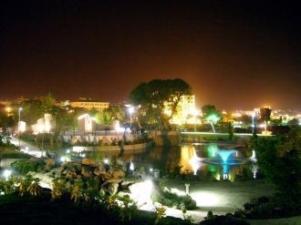 Фотография ночью, город Балыкесир.