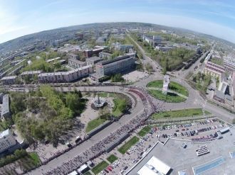 Город Новокузнецк, Россия.