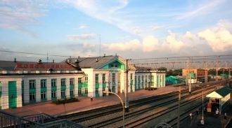 Вокзал города&nbsp;Новокузнецк.