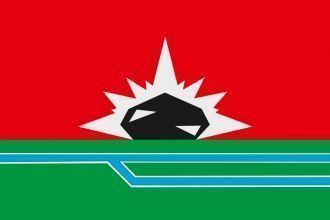 Флаг города Междуреченск.