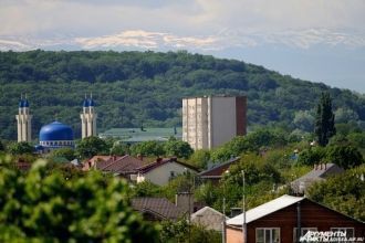 Летний Майкоп с высоты