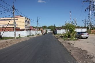 На улице города Фрязино.