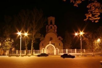 Ночной город Фрязино.