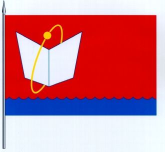 Флаг города Фрязино.