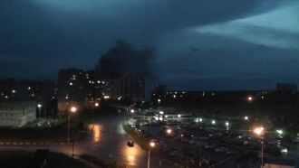 Ночной город Фрязино.