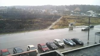 На улице города Фрязино.