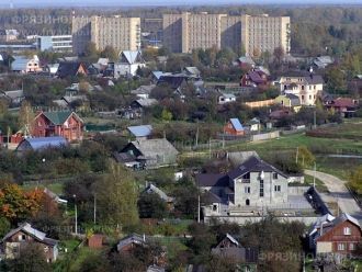 Фото вид на Окружной проезд города Фрязи