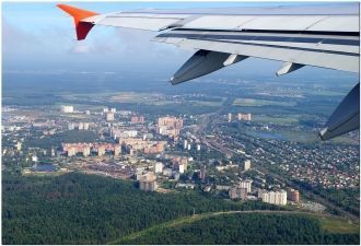 Лобня с высоты