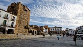 Центр города Касерес.