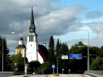 Достопримечательность Кемиярви.