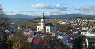 Вид с высоты на Трутнов