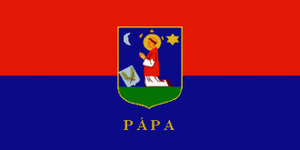 Флаг города Папа.