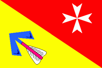 Флаг города Страконице.