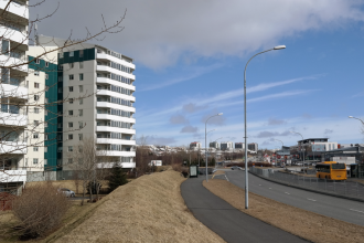 Улицы города Коупавогюр.