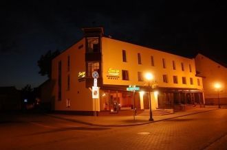 Прогулка по ночному городу Кедайняй.