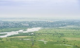 Белогорск с высоты.