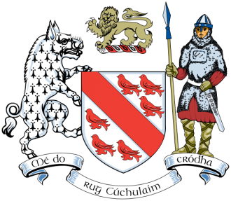 Герб города Дандолк, Ирландия.