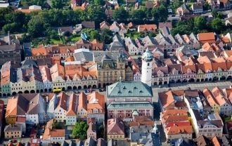 Домажлице с высоты