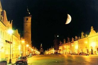 Ночной вид Домажлице