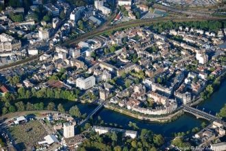 Шарлевиль-Мезьер с высоты птичьего полет