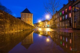 Ночные огни Шарлевиль-Мезьера.&nbsp;