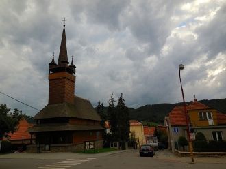 Деревянная церковь.