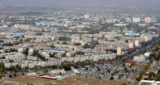 Город Талдыкорган, Казахстан.