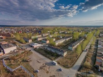 Город Верхняя Салда с высоты.