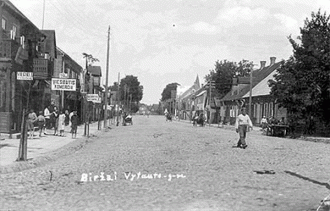 Город&nbsp;Биржай, 1935 год.