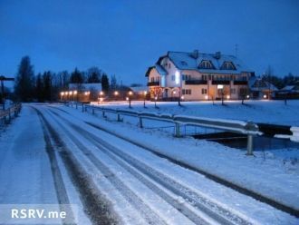 Биржай ночью.