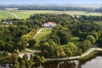 Биржай с высоты.