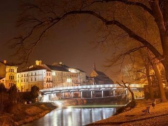 Огни ночного города Яромерж