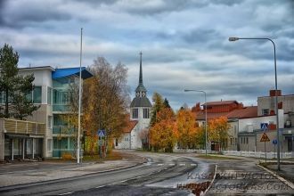 Куусамо город летом