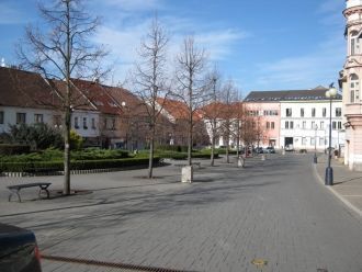 В центре города Бенешов.