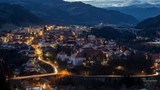 Ночной вид Юденбурга