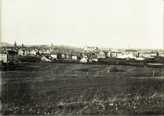 Панорама немецкого города Оснабрюк.