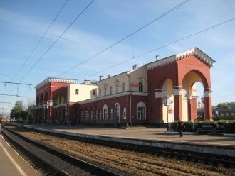 Железнодорожный вокзал города Орёл.